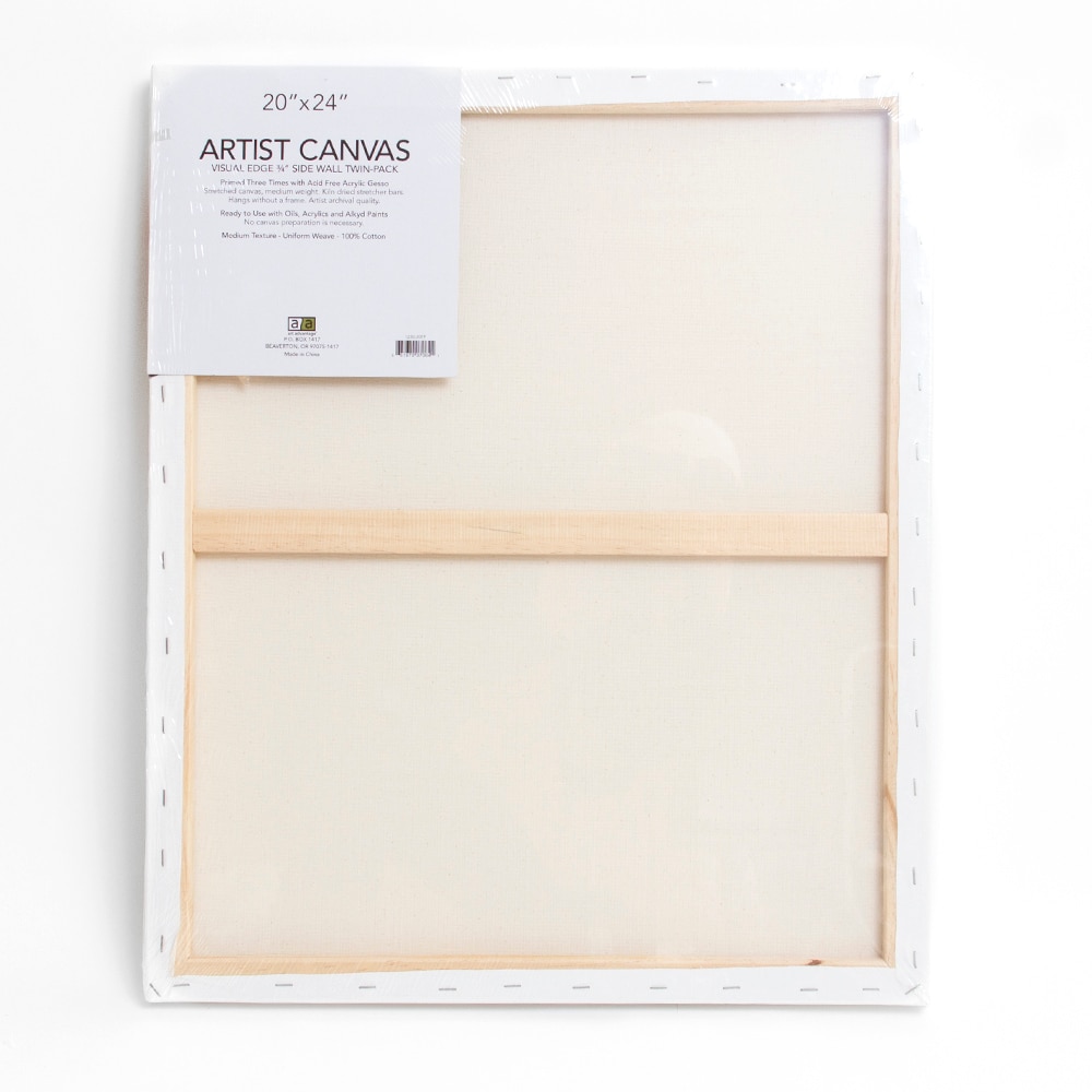 Art Advantage, Pre-Stretched, Canvas, Twin Pack, 20"x24"